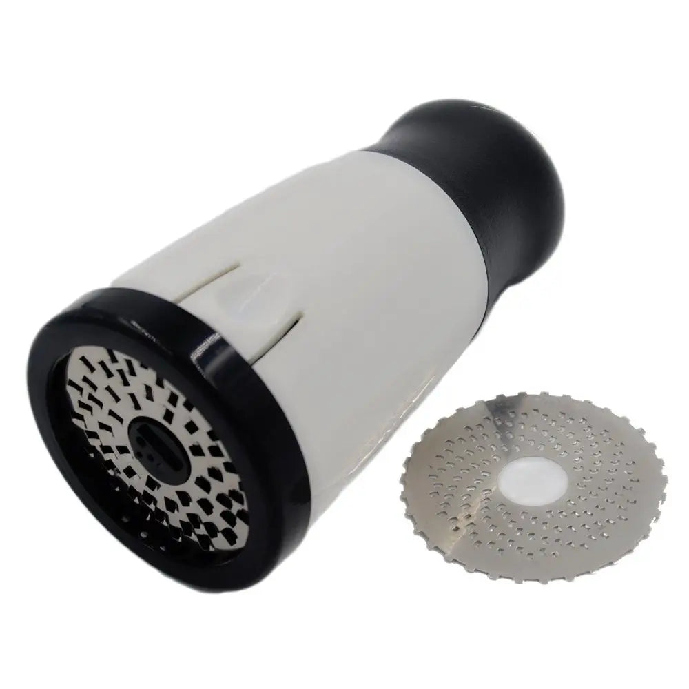 Grattugia per formaggio in acciaio inox GRATEVO DuoCut | Inclusi 2 inserti per lame | Robusta grattugia per formaggio e verdure