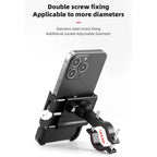 Supporto per Smartphone da Bicicletta RideGrip 360 Pro | Ruotabile a 360° | Lega di Alluminio | Resistente agli Urti e Sicuro | Per Bicicletta, Moto e E-Scooter