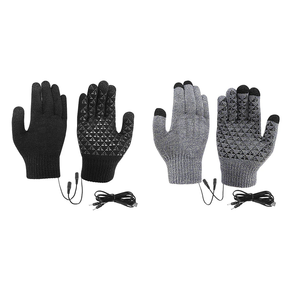 Guanti Riscaldabili FROSTIQ | Ricarica USB | Touchscreen & Antiscivolo | Guanti Termici Invernali per Outdoor & Ciclismo