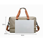 Borsa da viaggio VOLARIS Fitness | Grande capacità | Separazione asciutto-bagnato | Borsa a mano e a spalla per donne