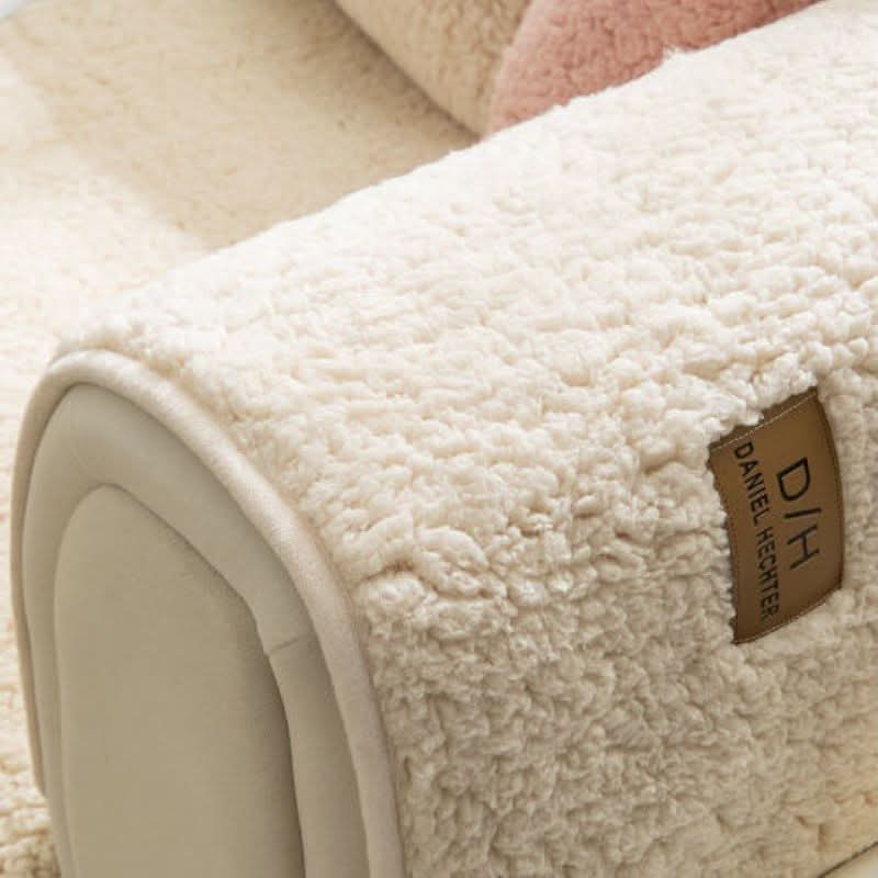 Copertura per Divano in Cashmere di Agnello Ultra Morbido – Effetto Peluche e Antiscivolo