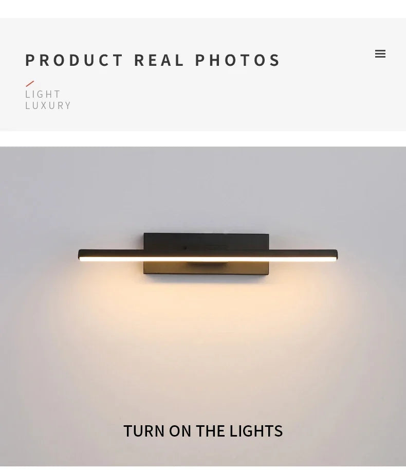AuroLite Lampada da Parete LED Regolabile | Angolo di Rotazione di 330° | Design Moderno per Camera da Letto e Soggiorno | Alluminio