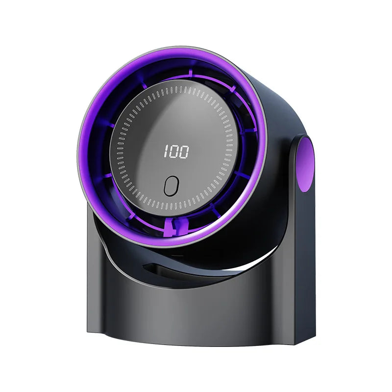 Ventilatore USB senza pale Airiqo | 100 livelli | Silenzioso e ad alta efficienza energetica | Portatile e da montare a parete