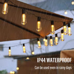 Stringa di luci solari LED SolaLuma | Impermeabile IP44 | Per giardino, terrazza e campeggio | Illuminazione automatica