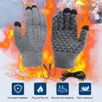 Guanti Riscaldabili FROSTIQ | Ricarica USB | Touchscreen & Antiscivolo | Guanti Termici Invernali per Outdoor & Ciclismo
