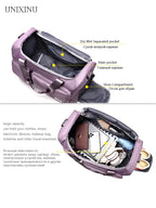 Borsa da viaggio Veyora WeekAir | Capacità di 35 L | Con scomparto per scarpe e separazione umido/secco | Per viaggi in aereo, sport e weekend