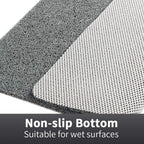 FLOORSAFE - Tappetino da Doccia Resistente alla Muffa Morbido e a Asciugatura Rapida