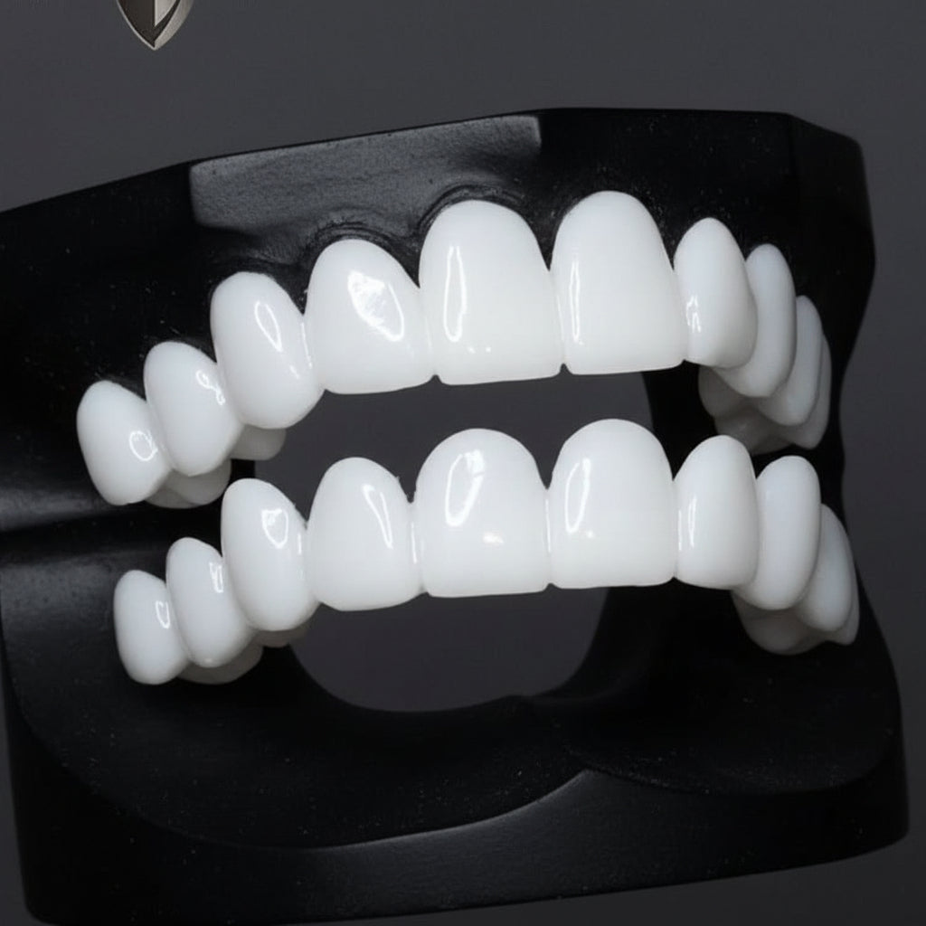 ORALUXE - Protesi dentali estetiche riutilizzabili con lenti dentali bianche per un sorriso luminoso, dall'aspetto naturale e sicuro