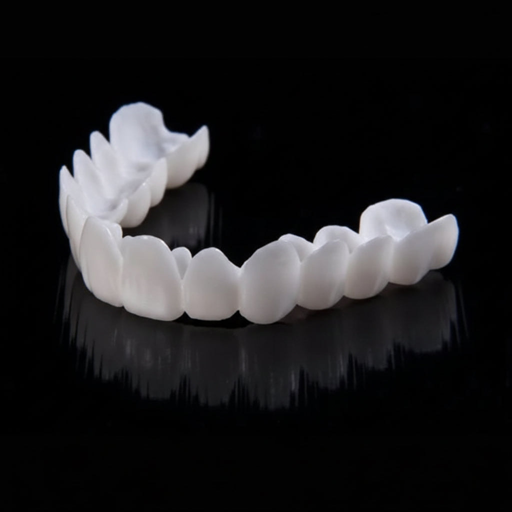 ORALUXE - Protesi dentali estetiche riutilizzabili con lenti dentali bianche per un sorriso luminoso, dall'aspetto naturale e sicuro