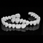 ORALUXE - Protesi dentali estetiche riutilizzabili con lenti dentali bianche per un sorriso luminoso, dall'aspetto naturale e sicuro