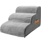 COMFYCLIMB - Scale per cani in morbida schiuma con inclinazione amica delle articolazioni, base antiscivolo e copertura lavabile per un accesso sicuro a letti e divani