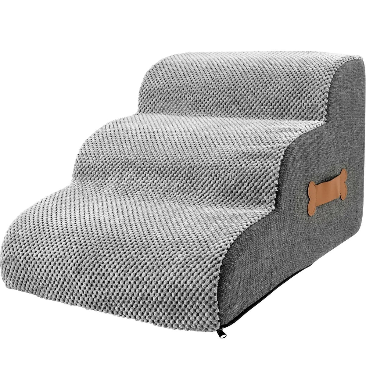 COMFYCLIMB - Scale per cani in morbida schiuma con inclinazione amica delle articolazioni, base antiscivolo e copertura lavabile per un accesso sicuro a letti e divani
