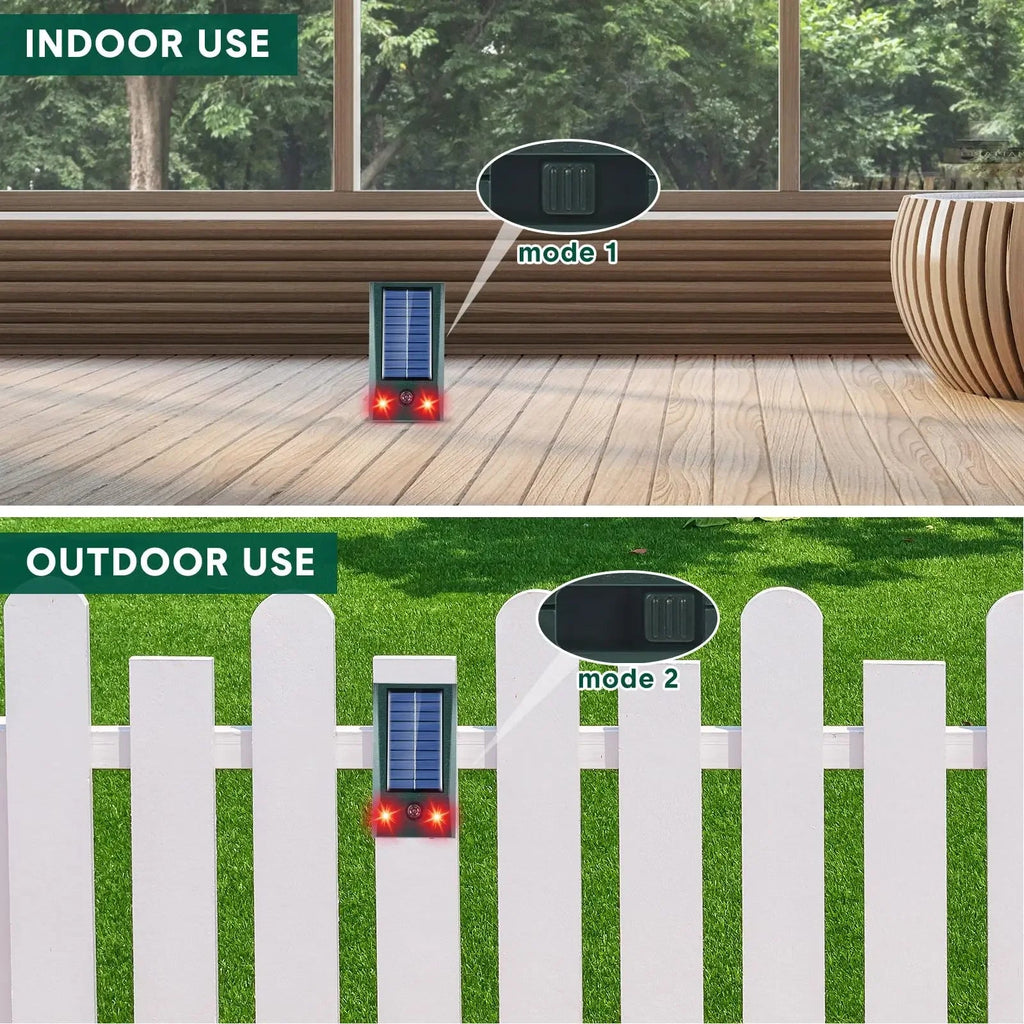 SONICGUARD - Repellente per Uccelli a Ultrasuoni Solare con Rilevamento di Movimento