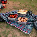 NUTRIBOX - Set di contenitori per alimenti in acciaio inossidabile da 7 pezzi, soluzione durevole e impilabile per la preparazione dei pranzi