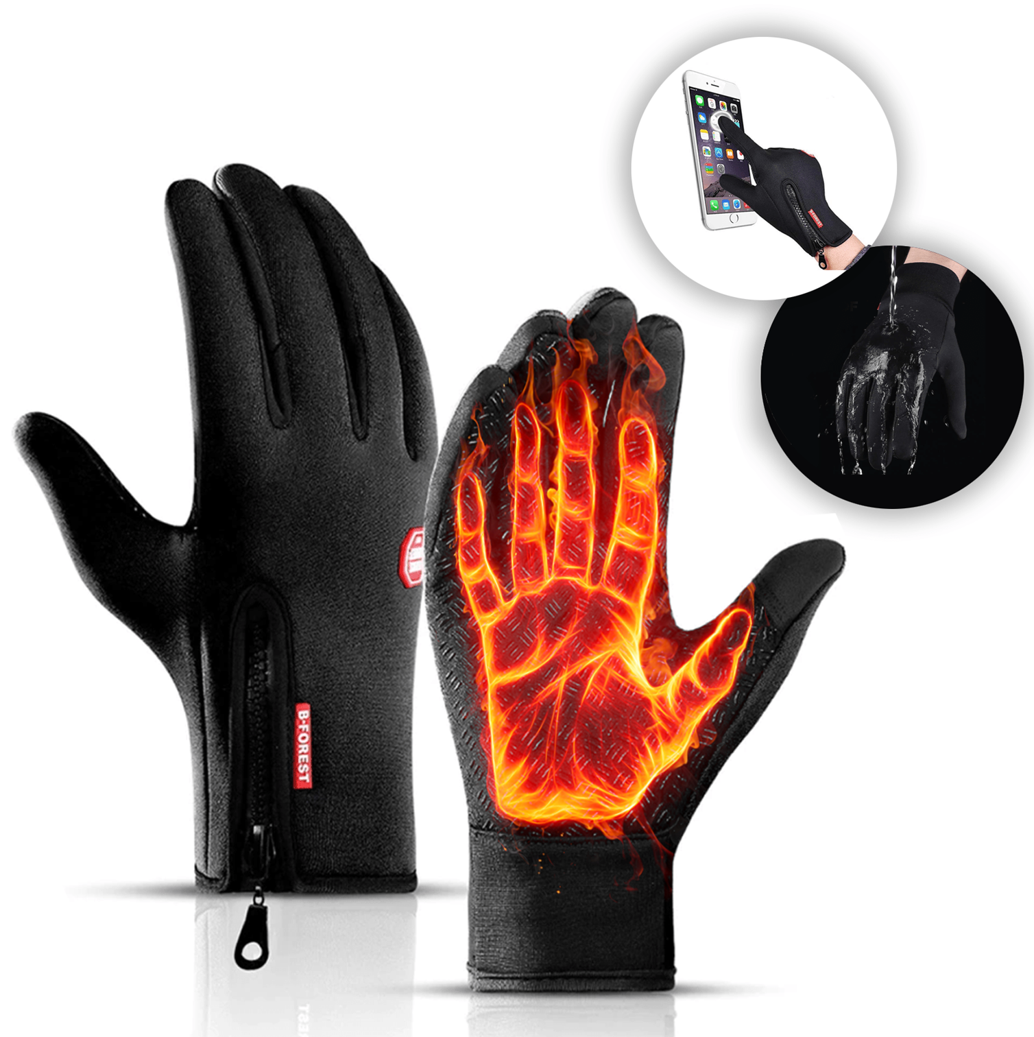 Guanti Termici - Guanti Invernali Unisex Touch Screen