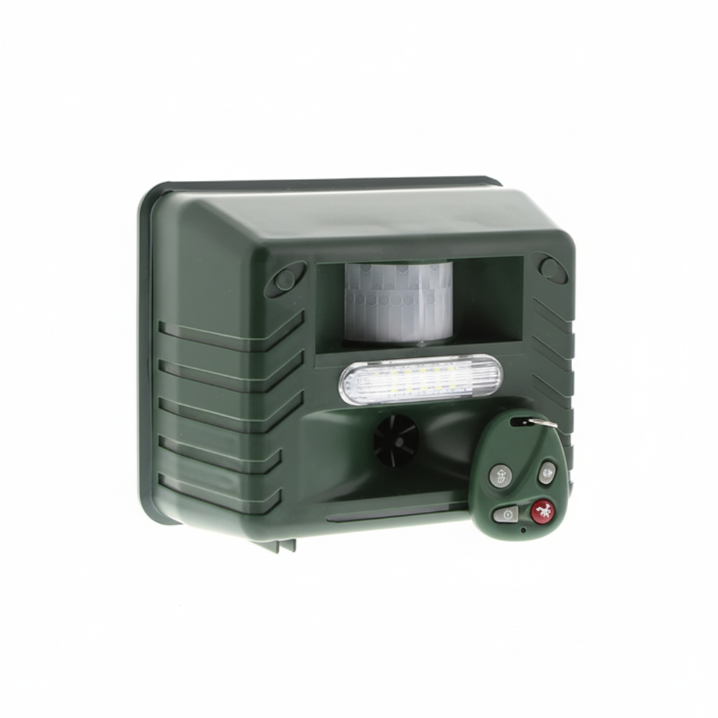 SAFEHAVEN - Dispositivo Repellente per Uccelli ad Ultrasuoni per Giardino e Cortile