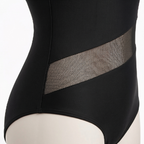 Rivara – Costume da bagno intero in rete arricciata per donne