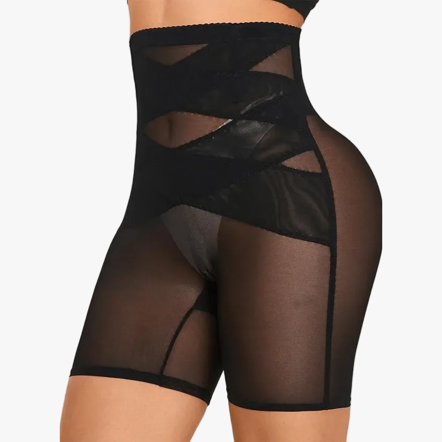 Lovushape - Shapewear Alta in Vita per Addominali e Glutei con Compressione Incrociata