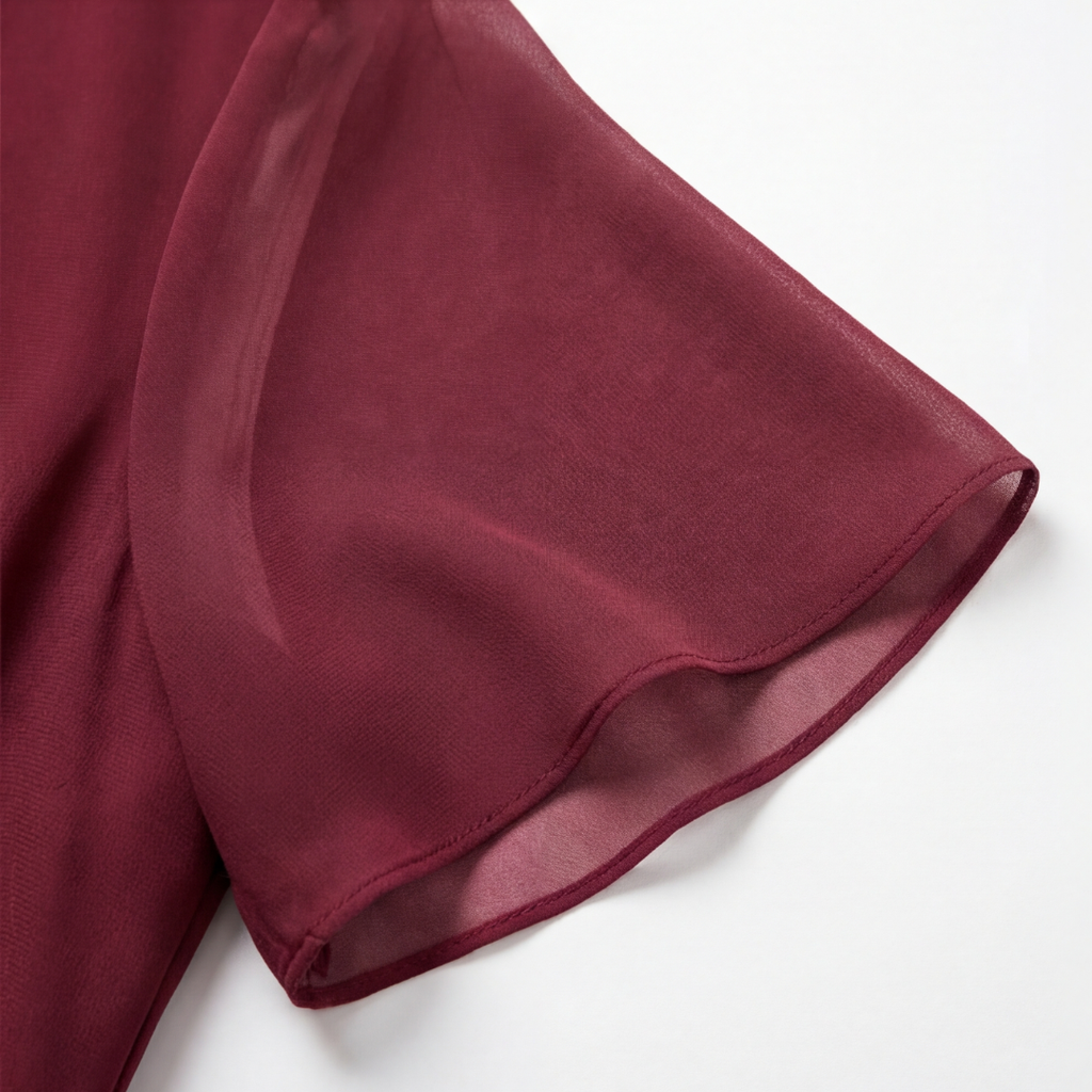 Velara – Vestito da donna con vita annodata arricciata