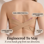 Stayva – Reggiseno Senza Spalline con Retro Incrociato
