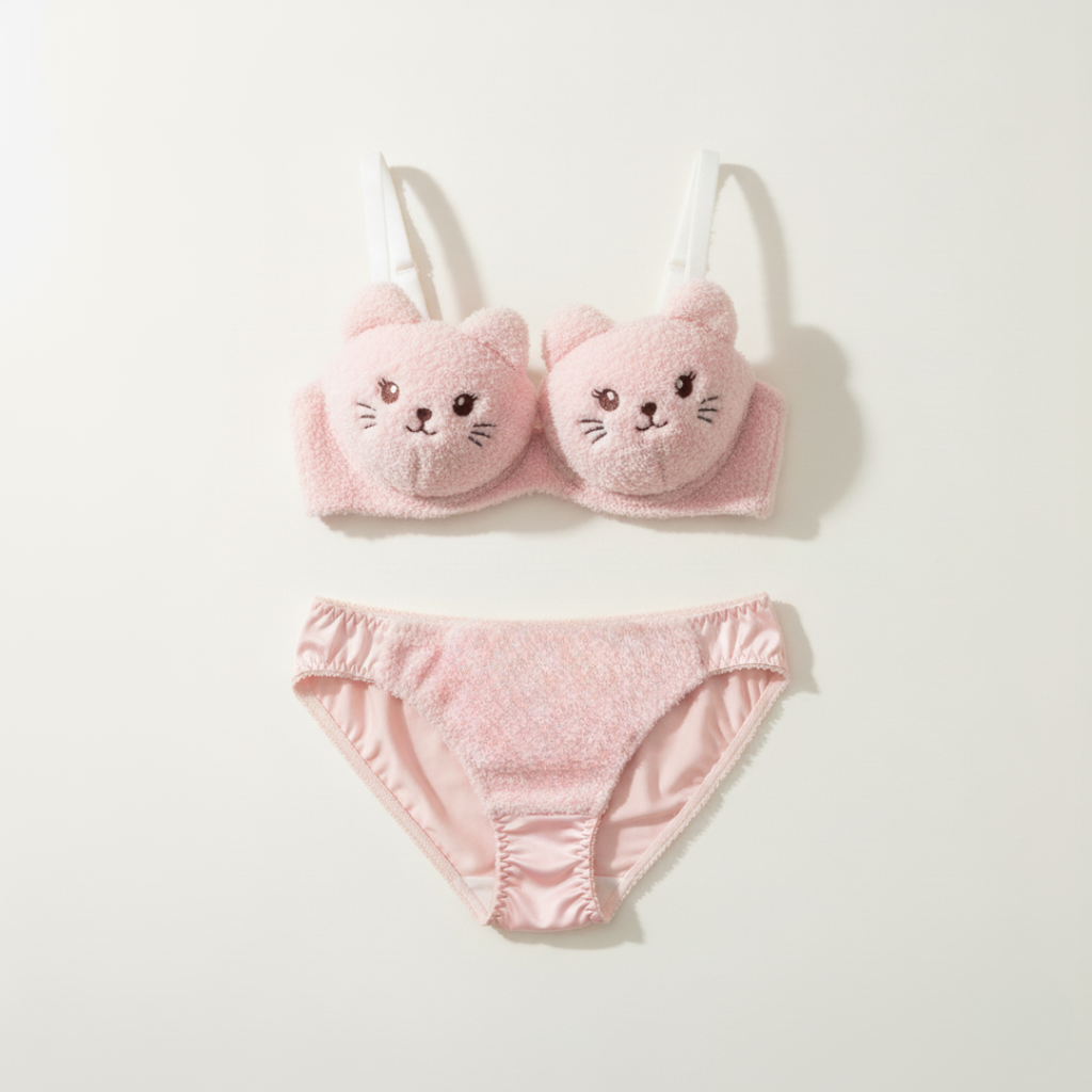 Cozyelle - Set di Lingerie in Pile per Donna, Morbido e Caldo in Pile