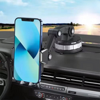Supporto per Smartphone FlexMount Auto | Ventosa Potente | Ruotabile a 360° | Uso con una mano