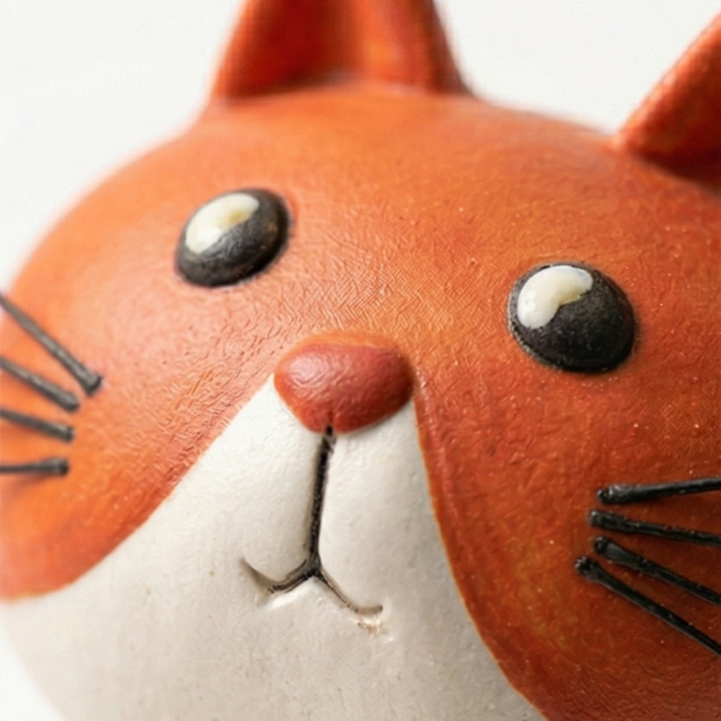 Felina – Vaso da Fiore in Ceramica Fatta a Mano a Forma di Gatto