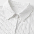 Vivara – Blusa in Tessuto Crepè con Bottoni per Donne