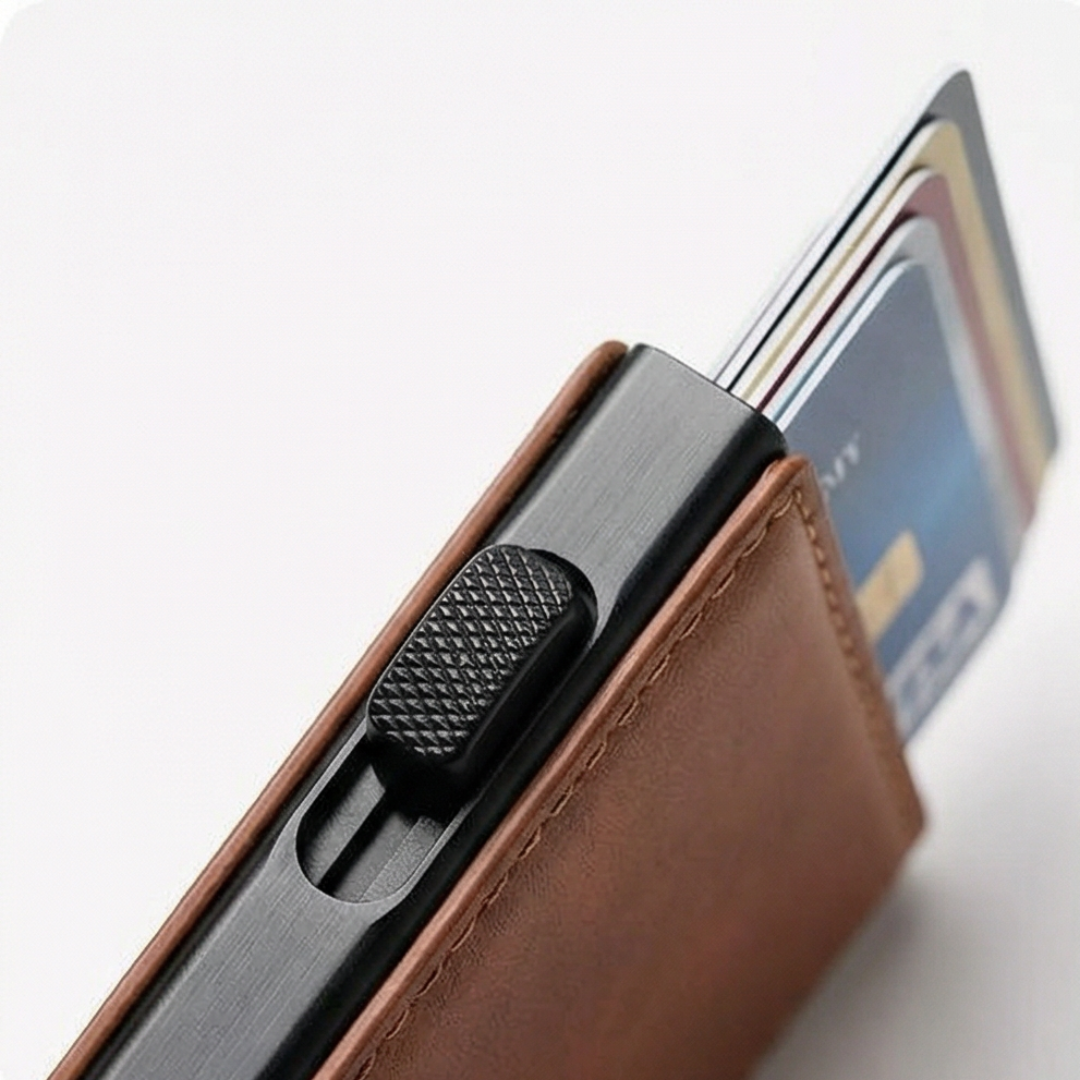 Vaultric - Portafoglio Slim Pop-Up con Tasca per AirTag