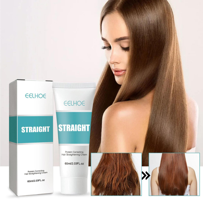 Crema lisciatrice istantanea per capelli setosi