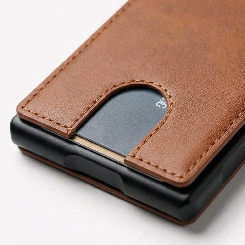 Vaultric - Portafoglio Slim Pop-Up con Tasca per AirTag