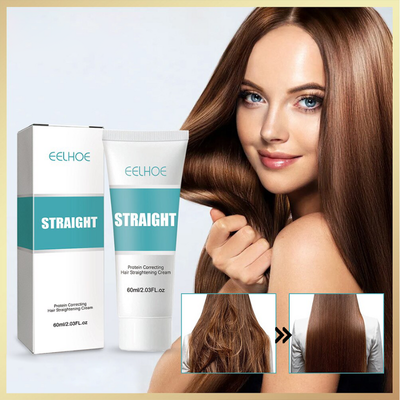 Crema lisciatrice istantanea per capelli setosi