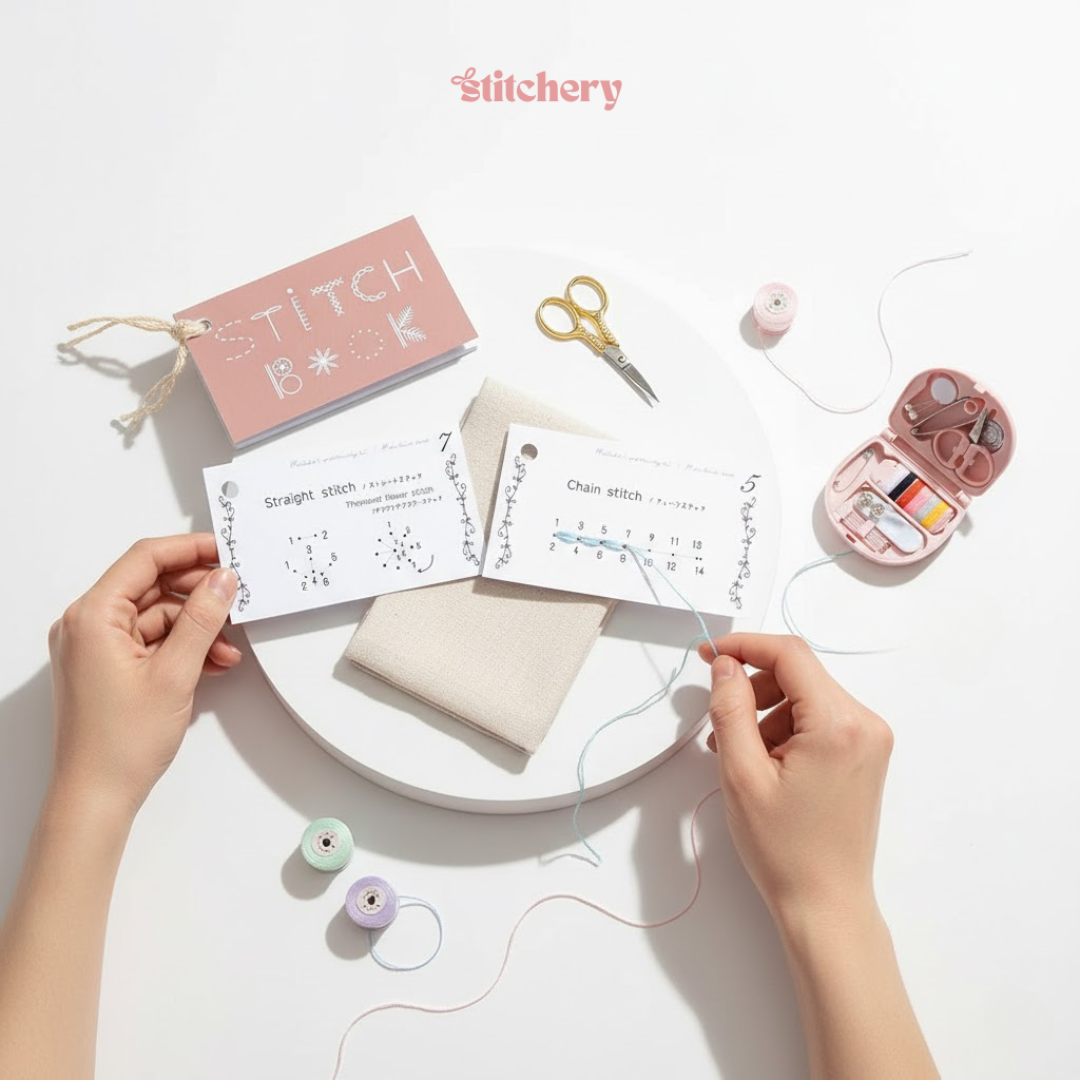 Stitchery – Mini Libro di Ricamo per Progetti Creativi