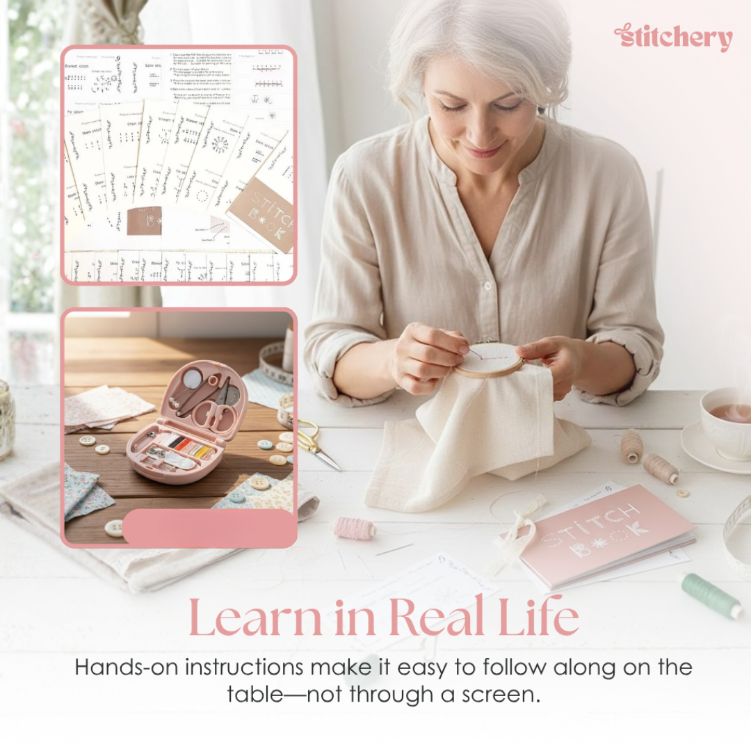 Stitchery – Mini Libro di Ricamo per Progetti Creativi