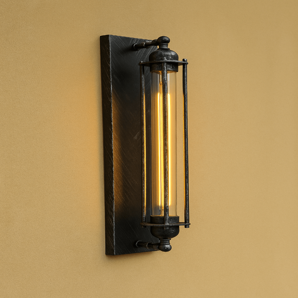 REGALIGHT - Applique LED vintage con calda luce ambientale e design metallico classico per un'illuminazione murale elegante e accogliente