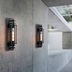 REGALIGHT - Applique LED vintage con calda luce ambientale e design metallico classico per un'illuminazione murale elegante e accogliente