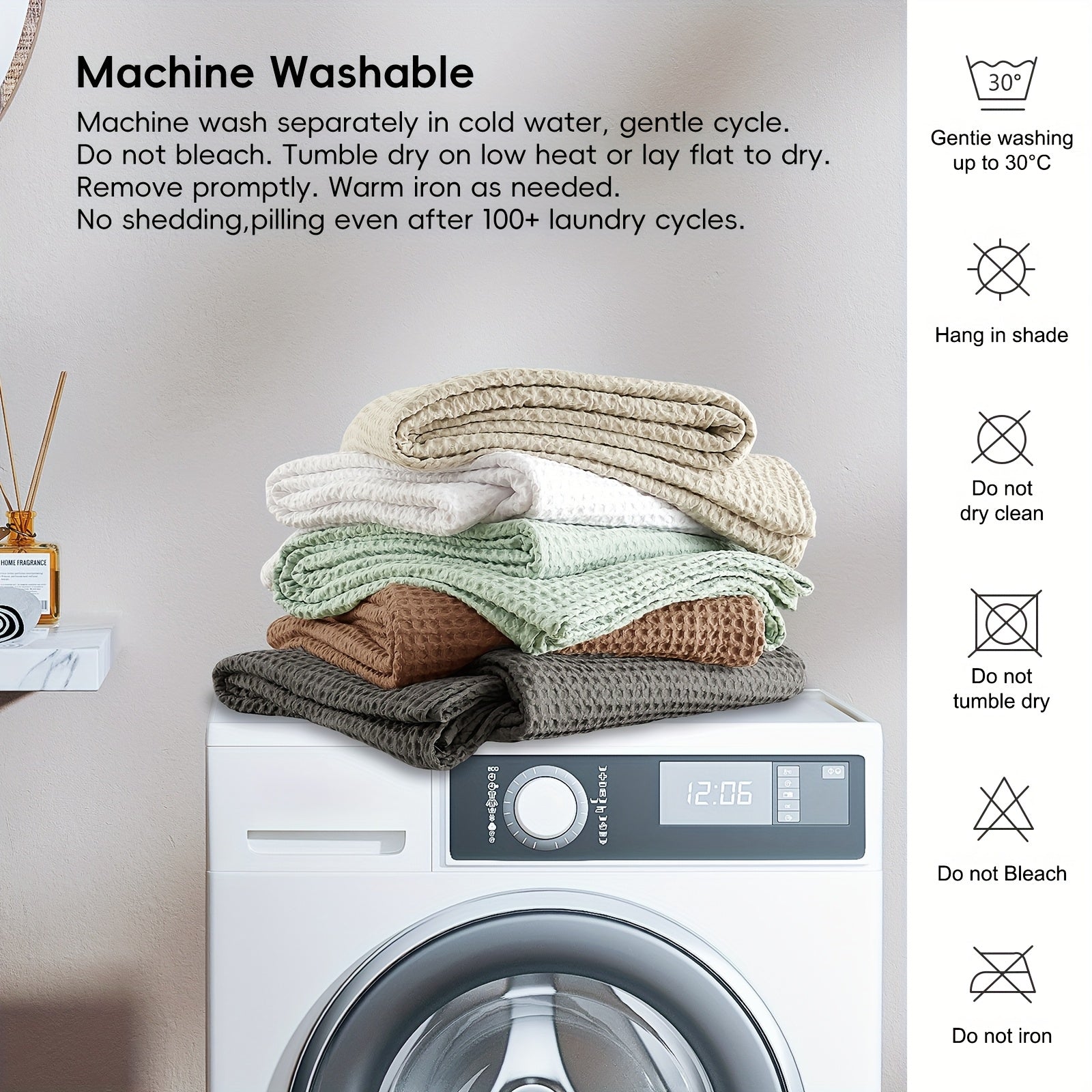 CLOUDWEAVE – Coperta leggera a waffle per un comfort accogliente in tutte le stagioni