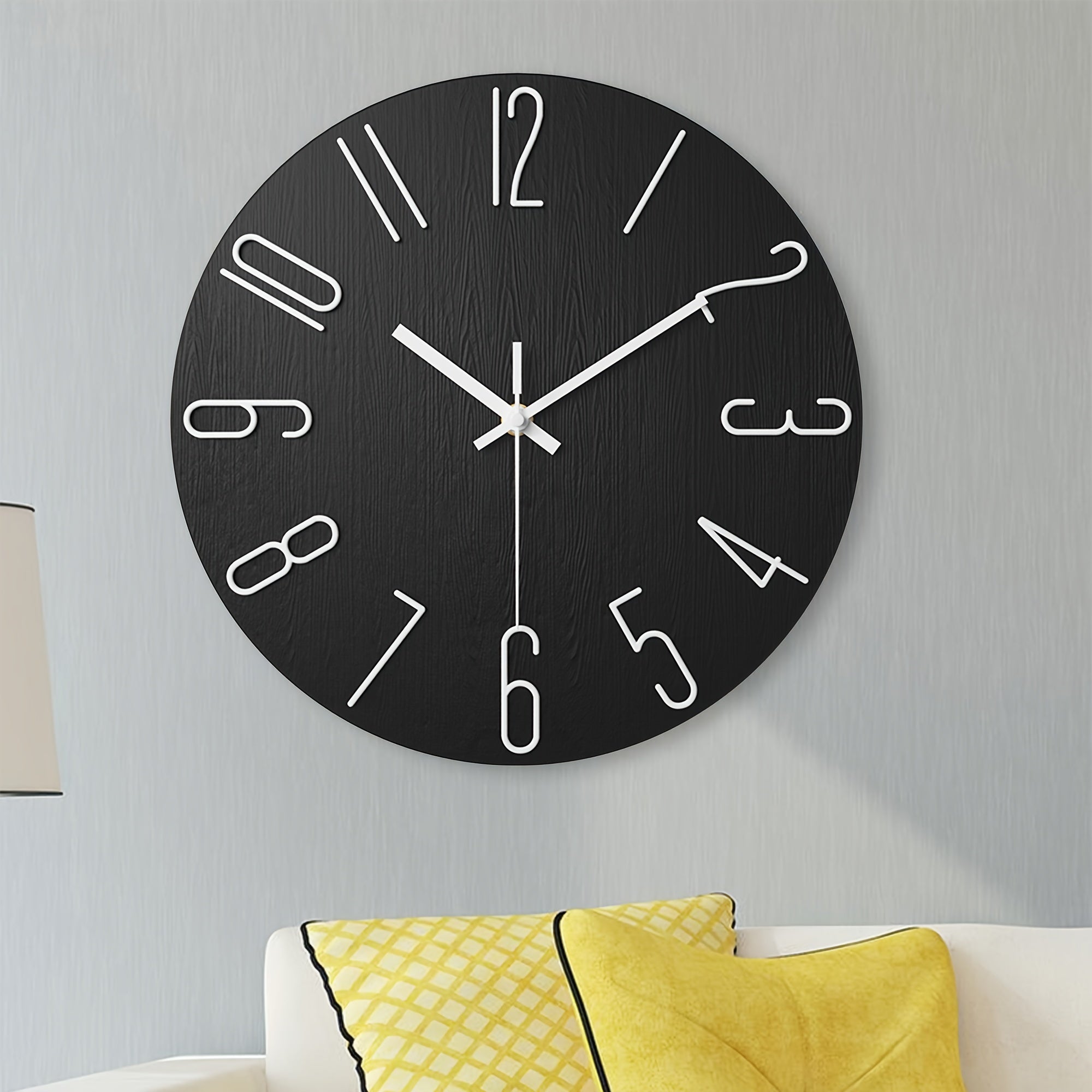 OAKTIDE - Orologio da parete contemporaneo progettato per interni moderni e silenziosi