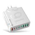 Caricabatterie Veloce USB GaN da 168W Hub di Alimentazione a 8 Porte per USB-C&A