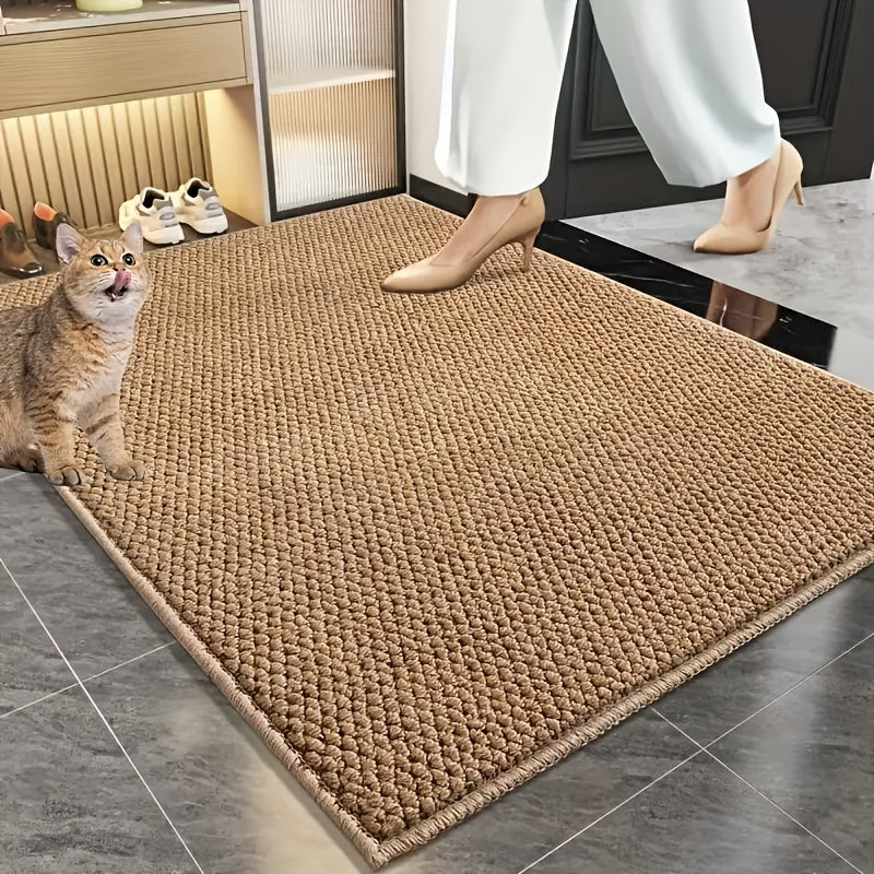 LUMEDWELL - Tappeto d'ingresso decorativo a forma di ananas con superficie testurizzata e design antiscivolo