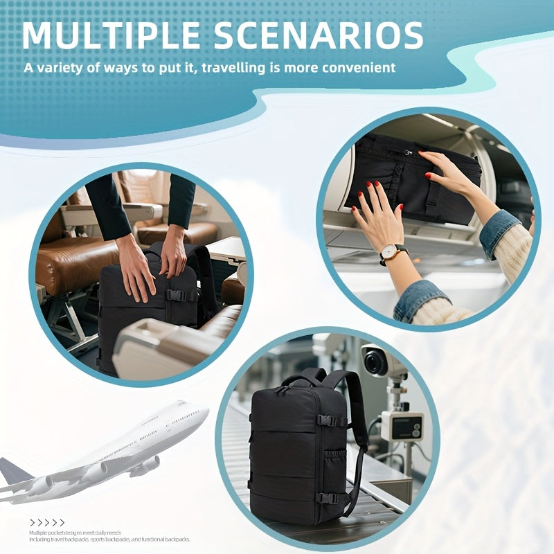PACKSMART - Set di Zaini da Viaggio con Aspirazione per Uomini, Donne e Studenti