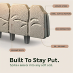 Stoneborder – Bordatura da Giardino in Pietra Finta