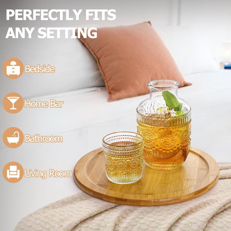 Set di Caraffe Vintage Embossed