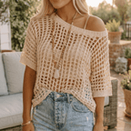 Aerela – Top in Maglia a Rete Leggera