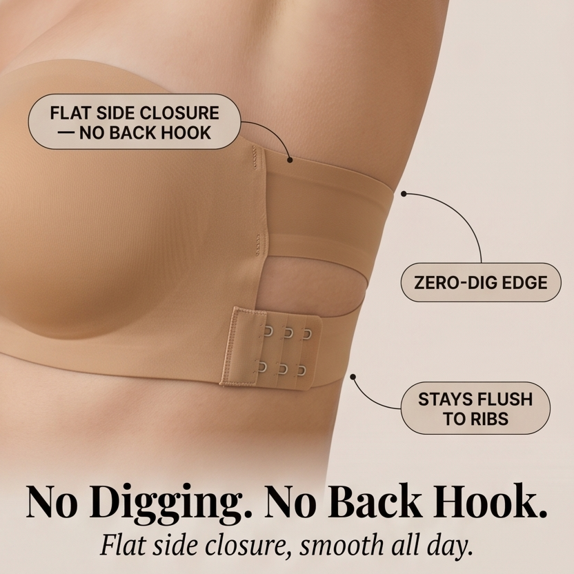 Stayva – Reggiseno Senza Spalline con Retro Incrociato