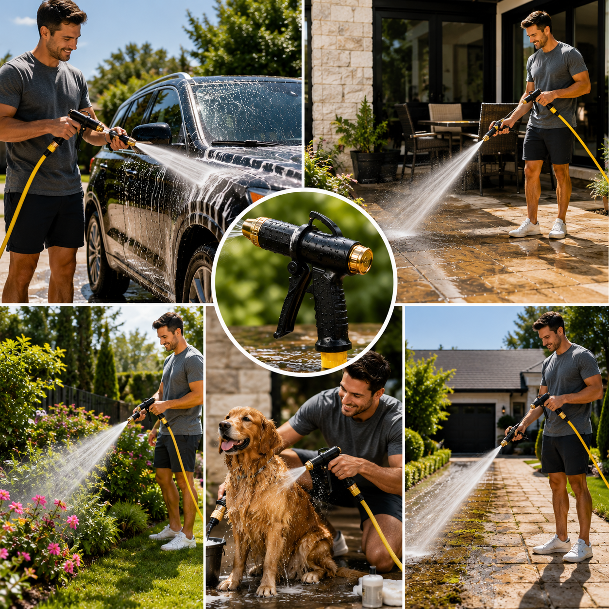 AQUAFORCE - Idropulitrice ad Alta Pressione per Giardini e Auto