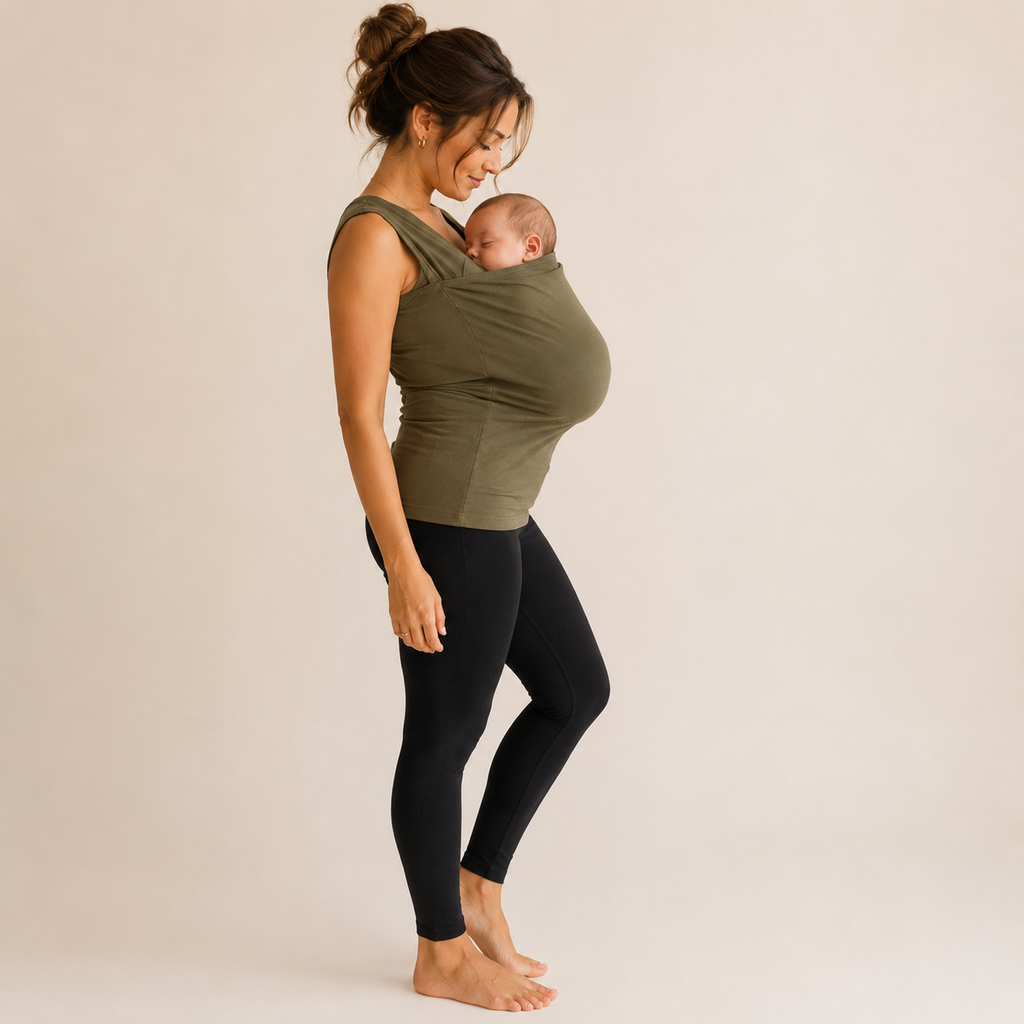 BONDWEAR – Maglietta Innovativa per Portare i Bambini per Genitori e Allattamento a Mani Libere