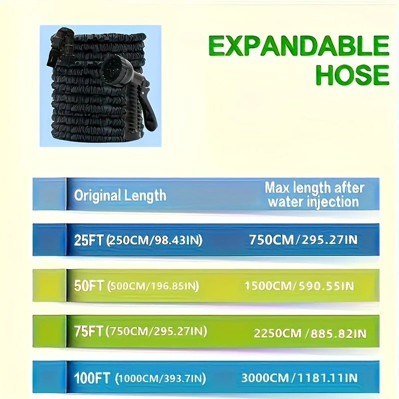 HYDROFLEX – Tubo da Giardino ad Alta Pressione con Ugello