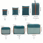 JOURNEASY - Set di 7 Borse Organizzatrici per Valigia Portatile per Viaggi