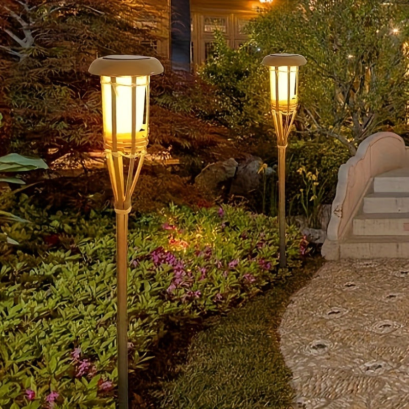 FLAMEGLOW – Luci LED in Bambù Solari per Atmosfera Esterni